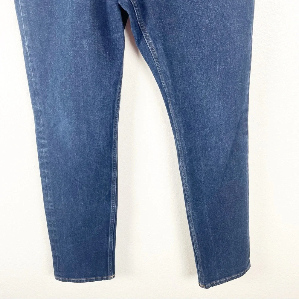 EVERLANE Dark Wash Straight Leg Five Pockets Uniform Jeans, Size 30 x 30